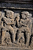 Candi Panataran - central platform called Pendopo Terrace is richly decorated with reliefs and nagas.